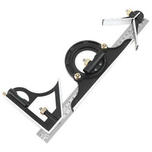 Load image into Gallery viewer, 1pcs 300mm High Precision Protractor Multi-function Professional Tools Combination Square Angle Ruler Carpenter Measuring Tool
