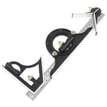 Load image into Gallery viewer, 1pcs 300mm High Precision Protractor Multi-function Professional Tools Combination Square Angle Ruler Carpenter Measuring Tool
